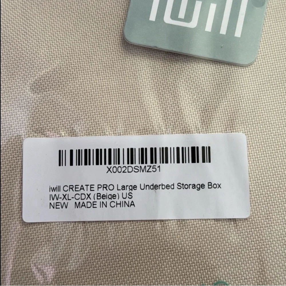 iwii Create Pro Large Underbed Storage Box 39.4*16.9*7